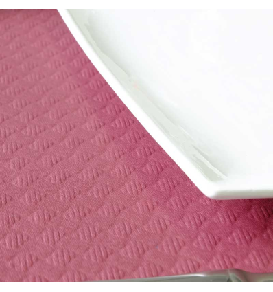 MANTEL 100 * 100 40 GR. BURDEOS 400 UNDS.