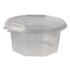 RECIPIENTE TAPA, PP OCTOGONAL 500 ML. 5,6 x11x11 CM 50*10UN
