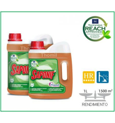 LIMPIADOR JABONOSO SAPONIF 4 L.
