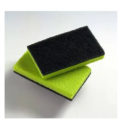 ESTROPAJO VERDE CON ESPONJA VERDE 3M