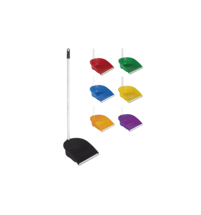 RECOGEDOR MANGO ALTO NEO NEGRO