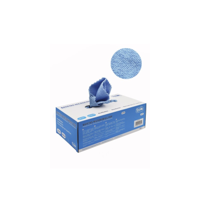 BAYETA MICROFIBRA POP. CAJITA 40 UDS 30X30 AZUL