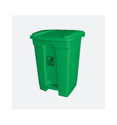 CUBO CON PEDAL 45 LTS. VERDE LYTEC