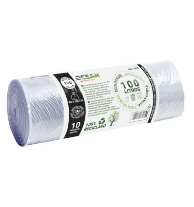 BOLSA 85 * 105 BLANCA GALGA 130 ROLLO 10 UND.