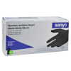 GUANTE NITRILO NEGRO SANYC S/ POLVO T/ XS