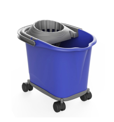 CUBO FREGONA CON RUEDAS 16 LTS