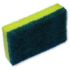 ESTROPAJO VERDE CON ESPONJA 9 X 14 CM. CELEA