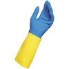GUANTE DUO-MIX ALTO 405 AZUL-AMARILLO T/7