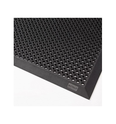 ALFOMBRA RUBBERBRUSH 60 * 80 CM. NEGRA