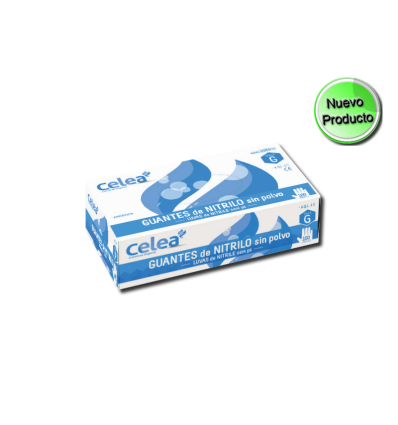 GUANTE NITRILO AZUL S/POLVO T. M CELEA