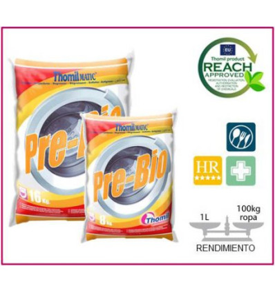 PRE-BIO DETERGENTE COMPLETO 8 KG.